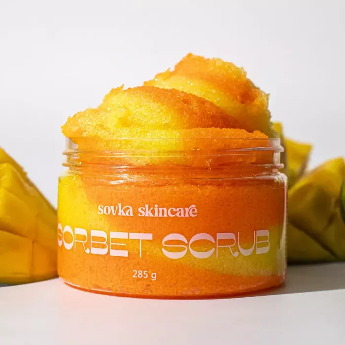 Сорбет скраб для тіла Mango від Sovka Skincare. Зображення 2