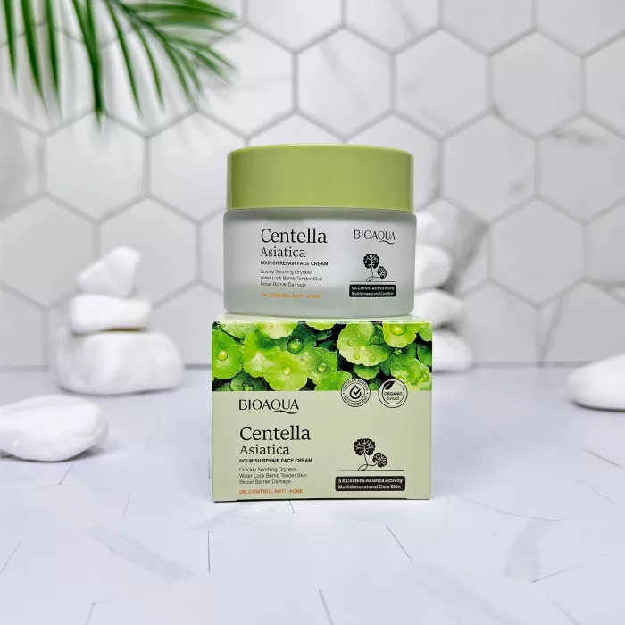 Крем для обличчя bioaqua centella asiatica nourish з азійською центелою 50 g. Зображення 1