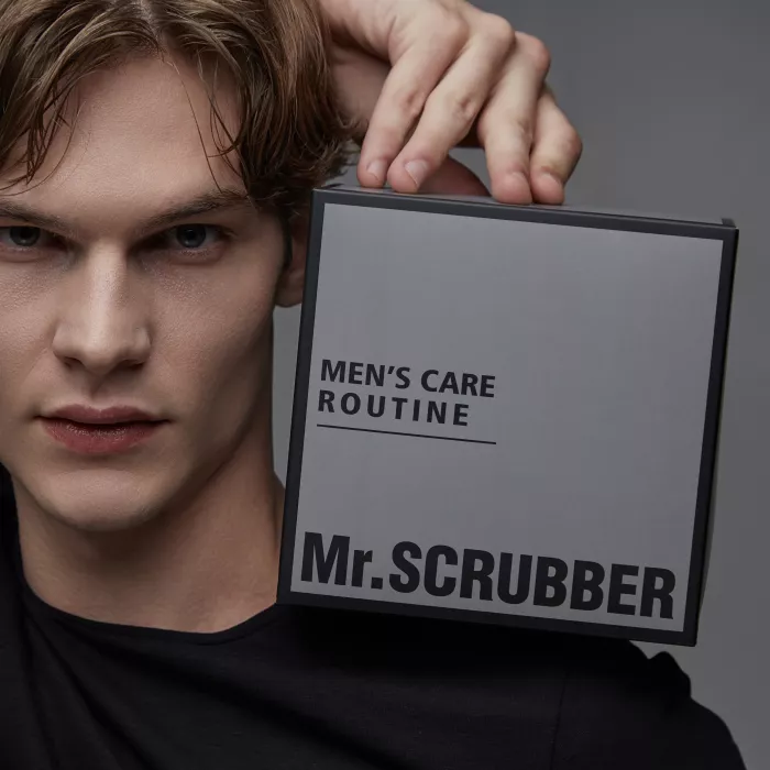 Подарунковий набір для чоловіків Men's Daily Care Mr.SCRUBBER. Зображення 1