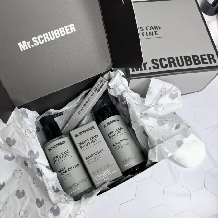 Подарунковий набір для чоловіків Men's Daily Care Mr.SCRUBBER. Зображення 2