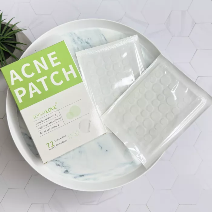 Патчі від прищів SERSANLOVE ACNE PATCH зелений чай  72шт. Зображення 1