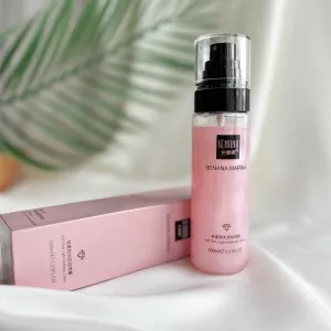УЦІНКА Спрей-фіксатор макіяжу Senana Pink Shine Watery Makeup із рожевою перламутровою пудрою